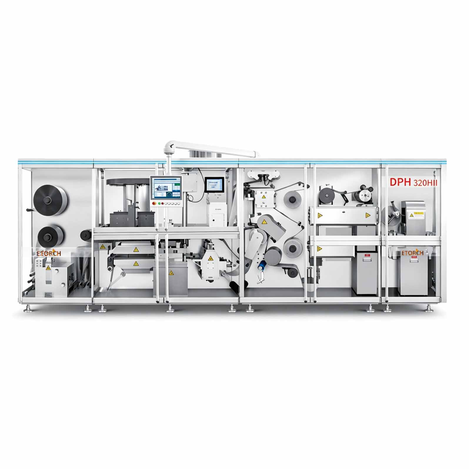 DPH320HII Máquina blisteradora de alta velocidad servo total tipo rodillo-placa (Alu/PVC y Alu/Alu)