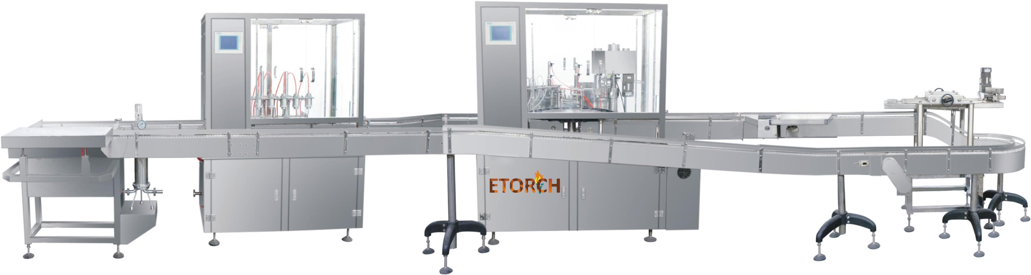 Máquina de Envase e Fechamento para Spray